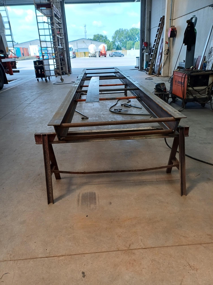 Maken van inox container op maat